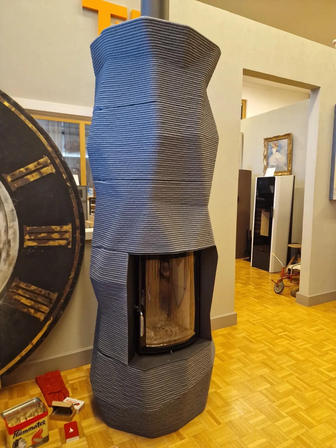 Keramische Ofenskulptur von Benjamin Zweifel